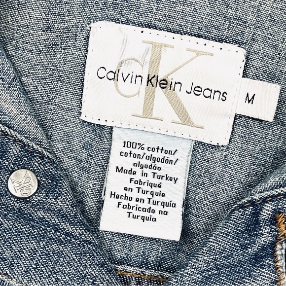 Vintage Calvin Klein Trucker Jean Jacket - Picture 8 of 9